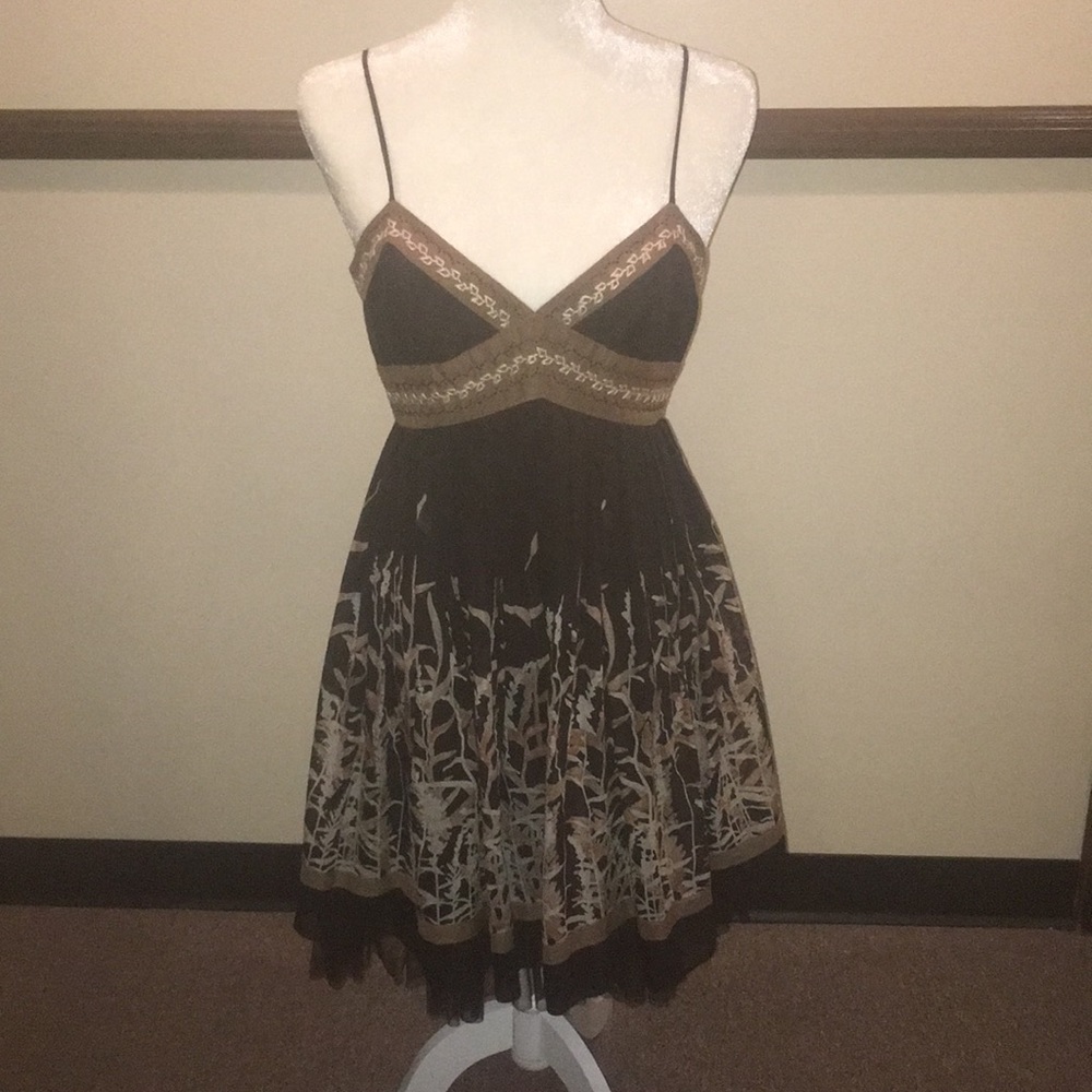 BCBG MaxAzria Cotton Silk Dress